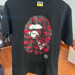 BAPE x Shina Kamen Rider Black Tee with Red Ape Graphic